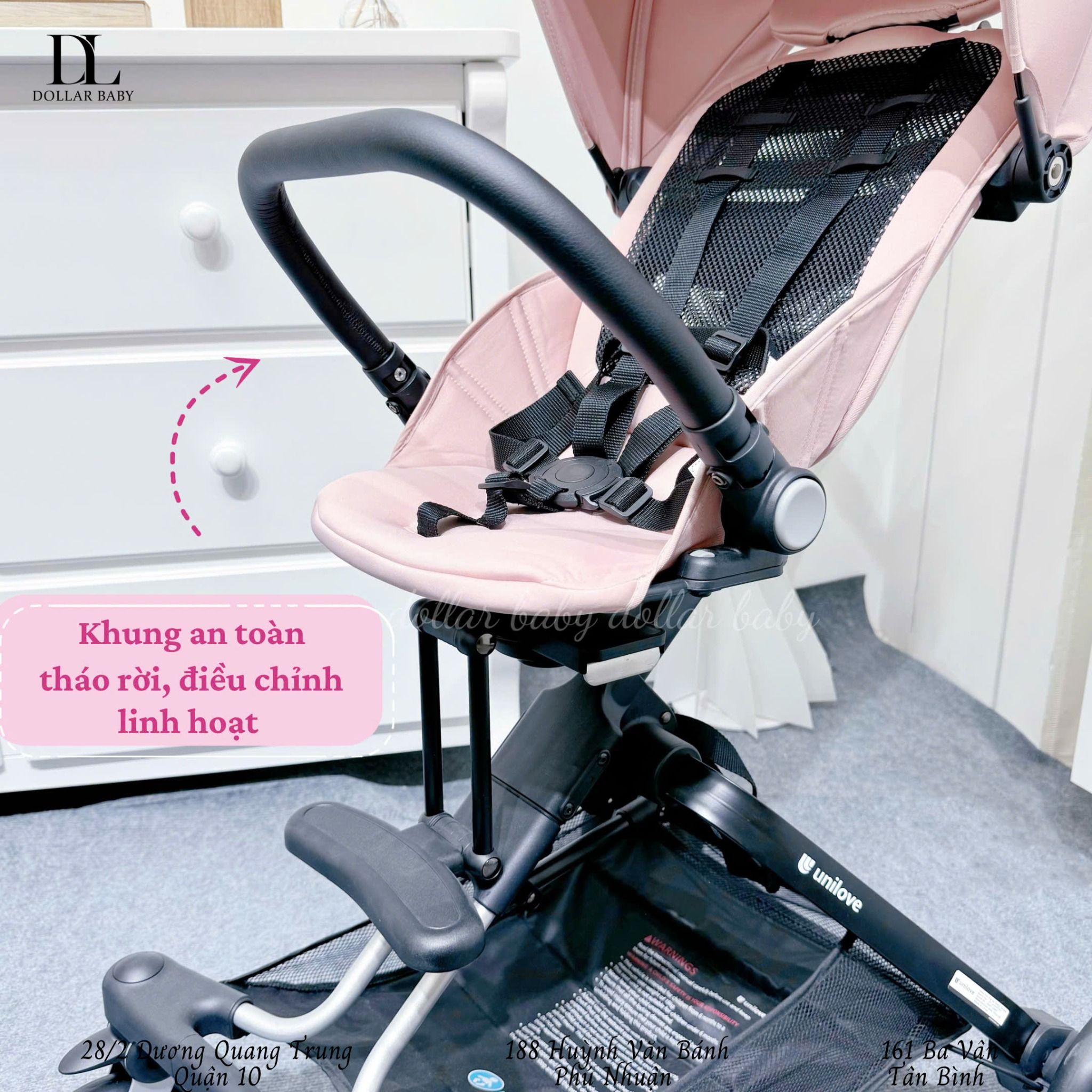  Xe Đẩy Gấp Gọn Unilove 2in1 - ON THE GO 