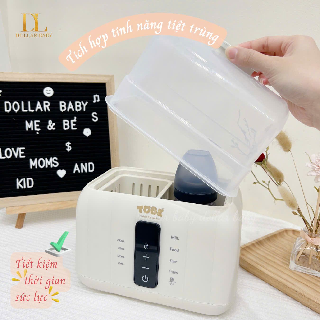  Máy Hâm Sữa Tiệt Trùng Luca - TOBÉ 