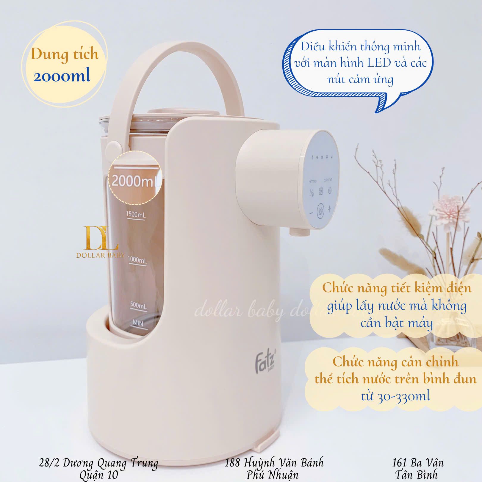  FATZ BABY - Bình Đun Và Hâm Nước - Smart 4 Plus 