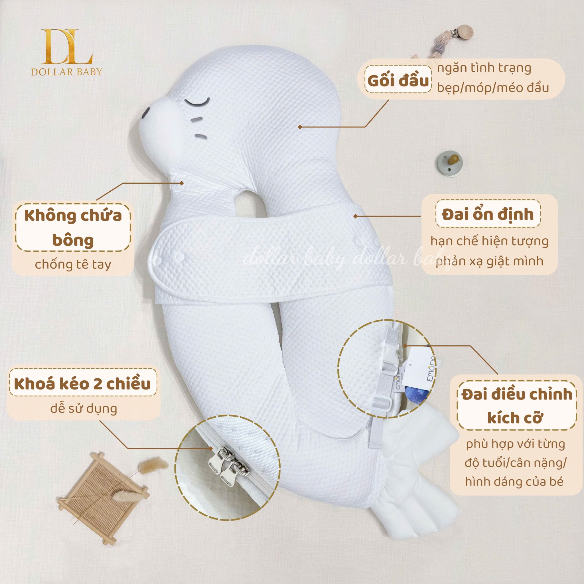  Gối ôm hình hải cẩu Emong 