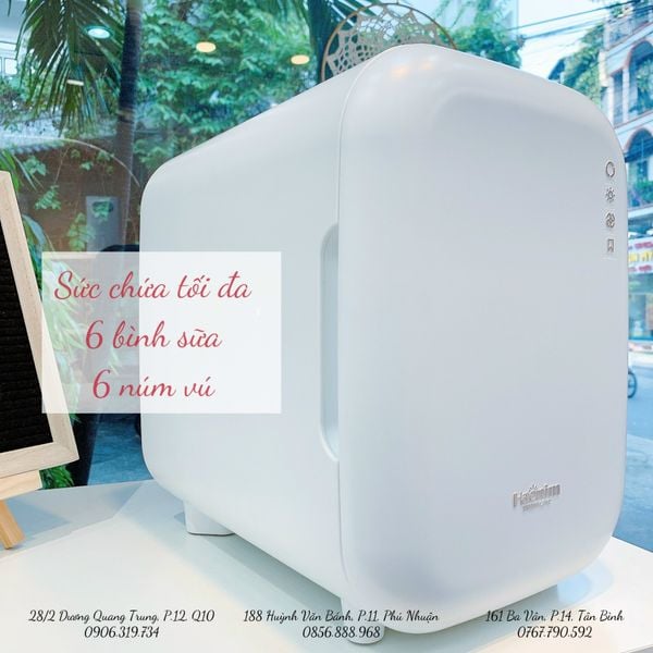  Máy tiệt trùng sấy khô bình sữa UV LED Haenim Smart MINI 