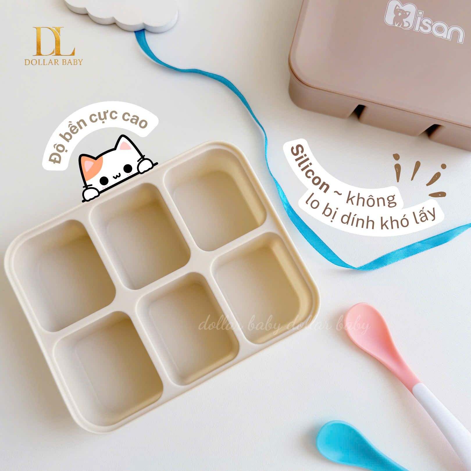  MISAN - Khay Trữ Đông Silicone 