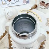  Bình Nước Giữ Nhiệt Nắp Bấm Ubmom - I Love Mong 