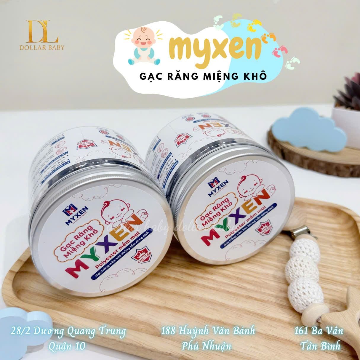  Myxen -  Gạc Răng Miệng Khô ( 30 túi ) 