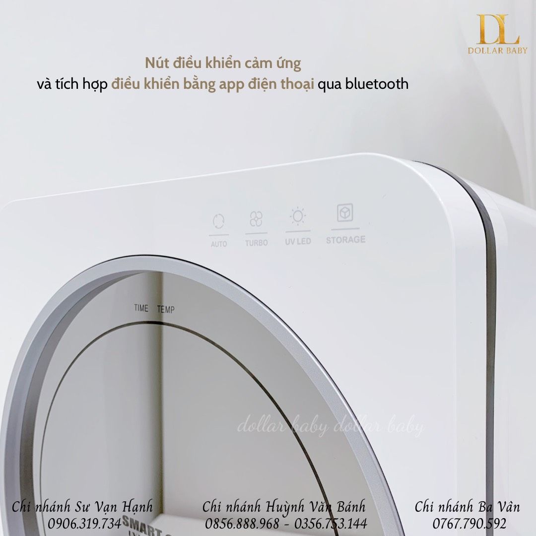  Máy Tiệt Trùng Sây Khô Bình Sữa UV LED Haenim 3G 