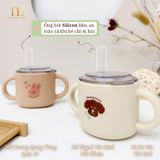  Cốc Tập Uống Silicone Bạch Kim Cao Cấp Dono&Dono 