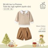  Joyful Festival - Bộ Dài Tay La Pomme Tuần Lộc Ngộ Nghĩnh (Quần Cộc) - Be 