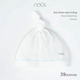  NOUS - Mũ chỏm màu trắng 