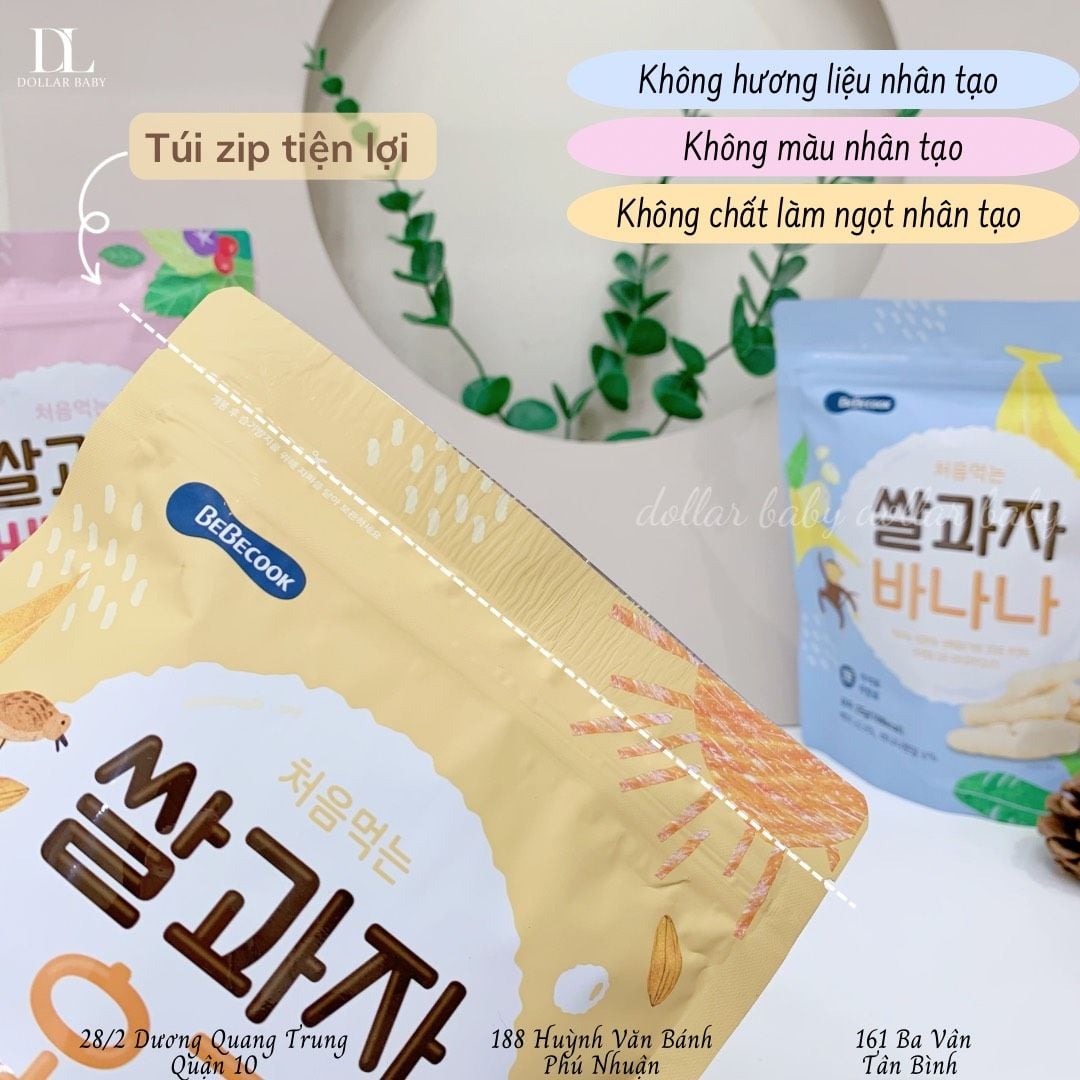  Bánh hình que hữu cơ Bebecook 