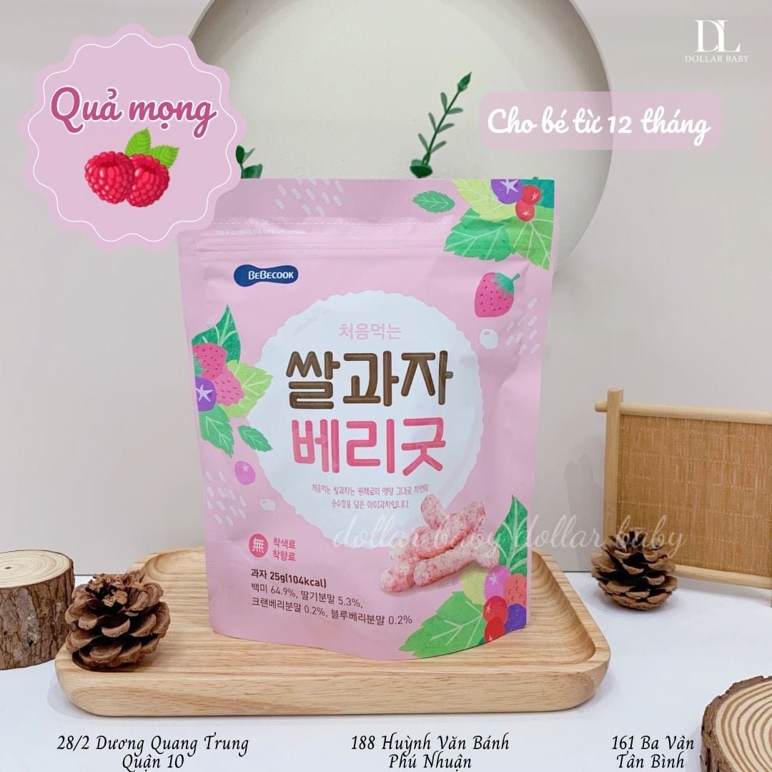  Bánh hình que hữu cơ Bebecook 