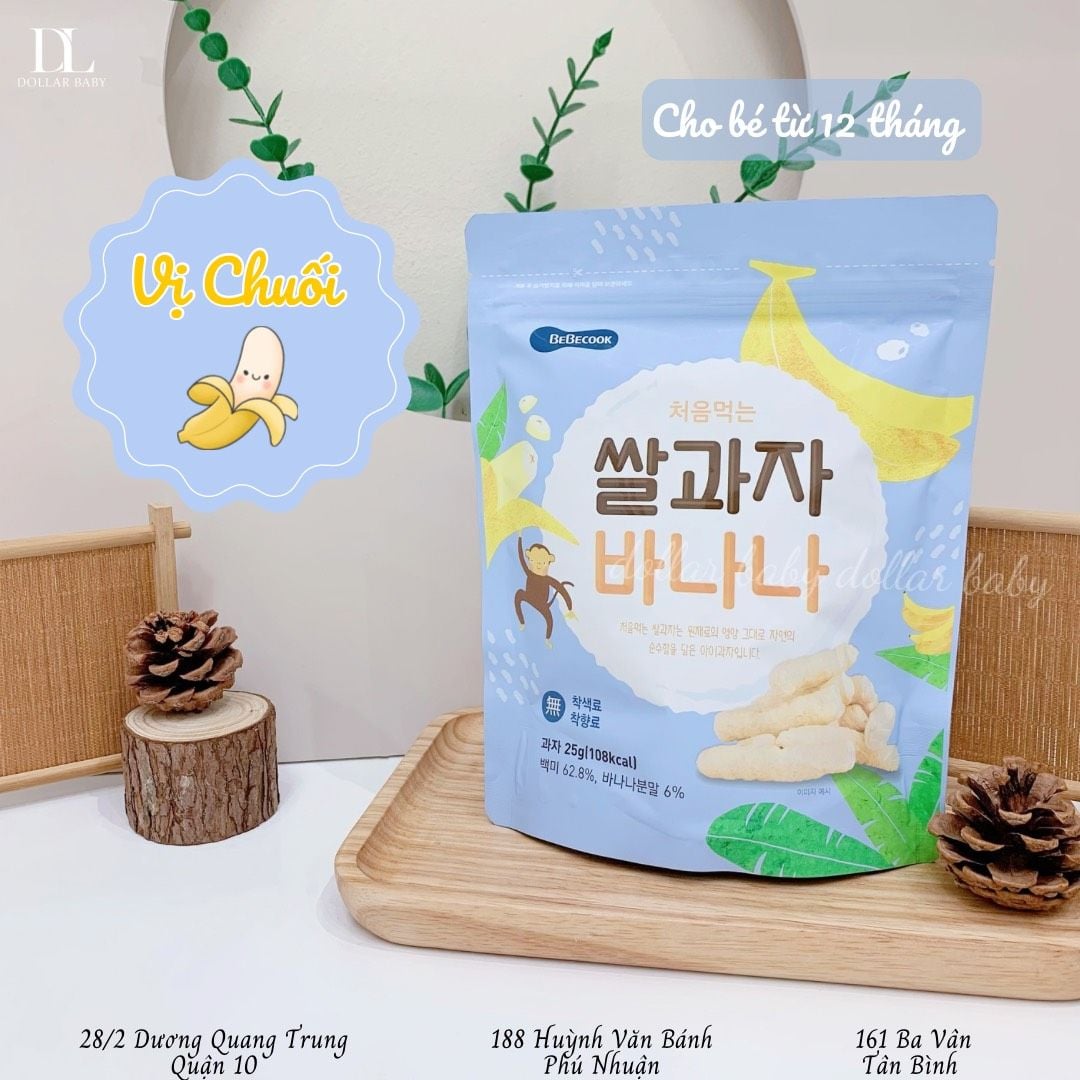  Bánh hình que hữu cơ Bebecook 