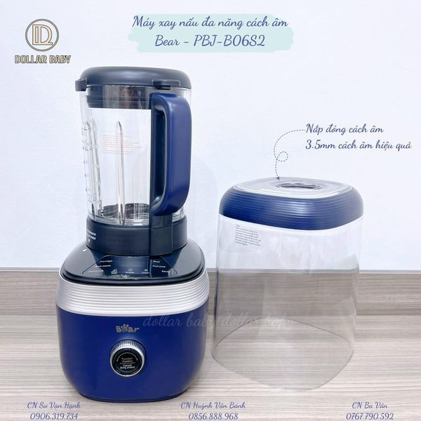  Máy làm sữa hạt Bear 1,5L - Chống ồn 