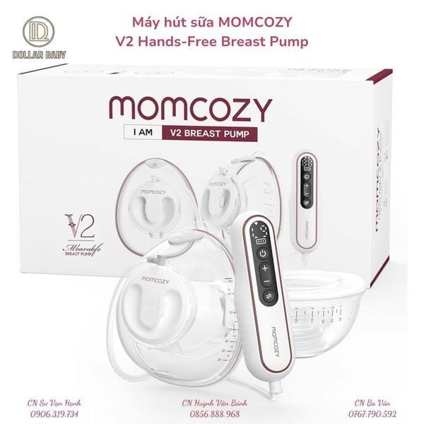  Máy hút sữa đôi rảnh tay Momcozy - V2 