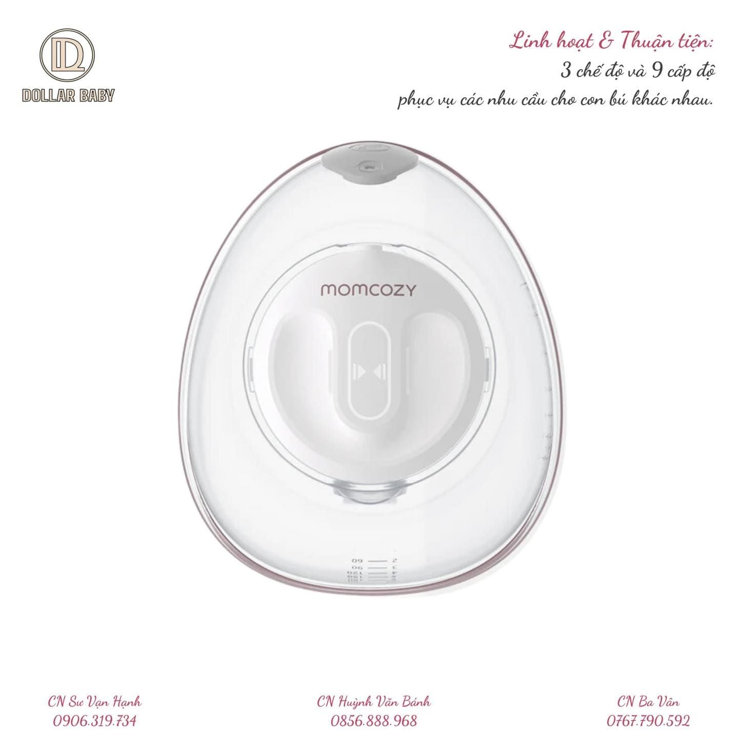  Máy hút sữa đôi rảnh tay Momcozy - V2 