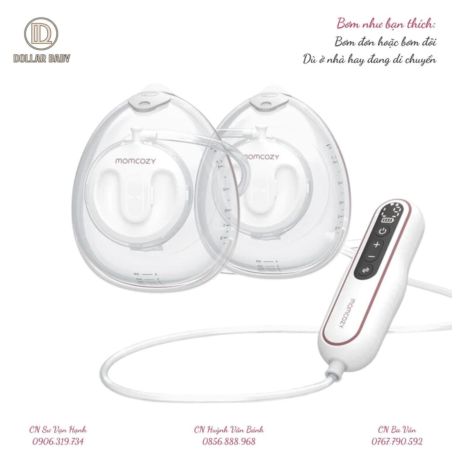  Máy hút sữa đôi rảnh tay Momcozy - V2 