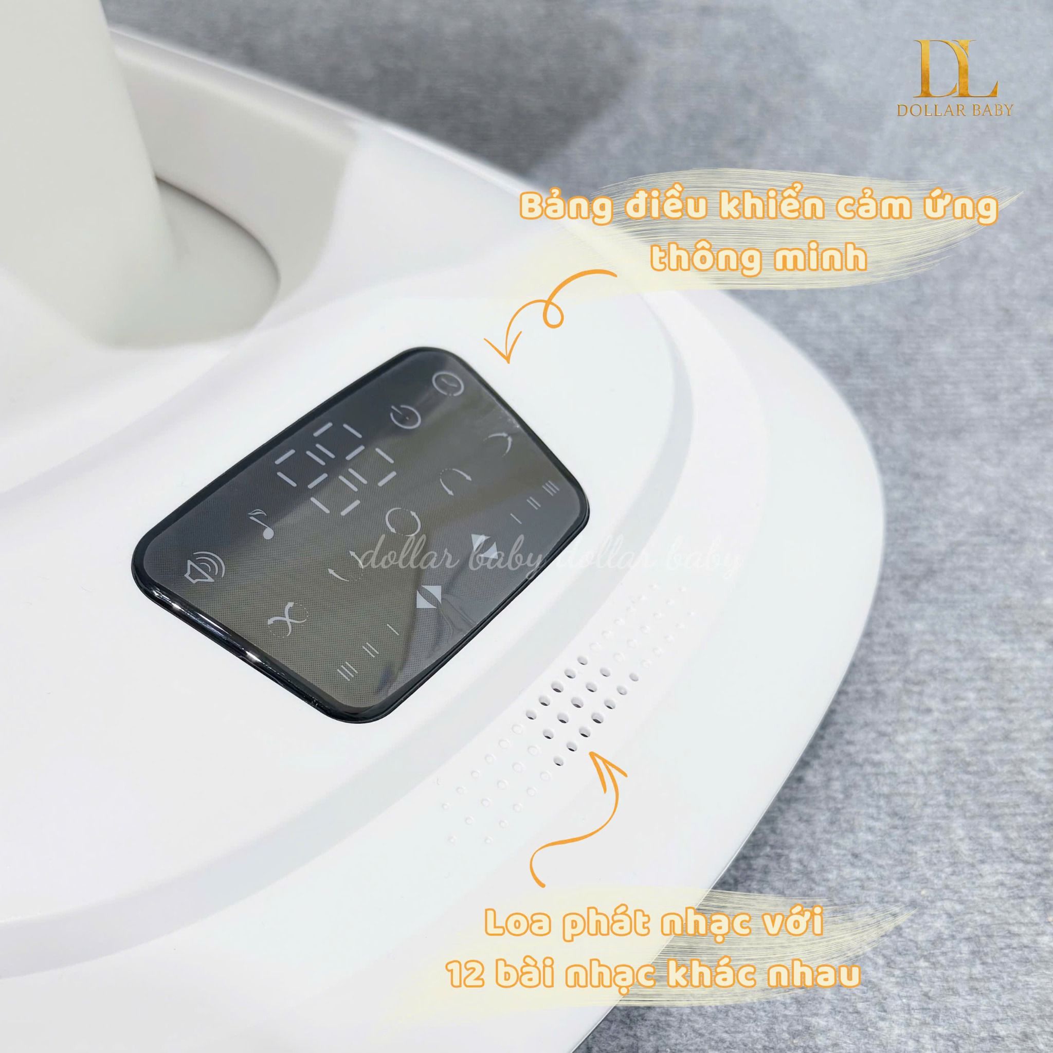  Nôi Ru Ngủ Đa Chuyển Động Mastela Duluxe 360° 