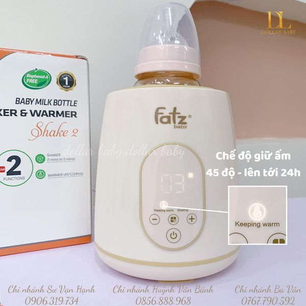  FATZ BABY - Máy lắc và giữ ấm bình sữa thông minh cho bé - Shake 2 