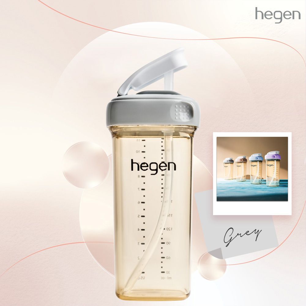  Bình Tập Uống Hegen Straw Cup PPSU - 330ml 