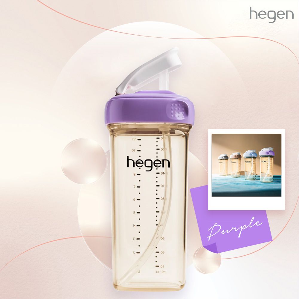  Bình Tập Uống Hegen Straw Cup PPSU - 330ml 