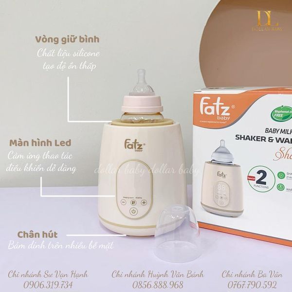  FATZ BABY - Máy lắc và giữ ấm bình sữa thông minh cho bé - Shake 2 