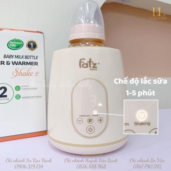  FATZ BABY - Máy lắc và giữ ấm bình sữa thông minh cho bé - Shake 2 