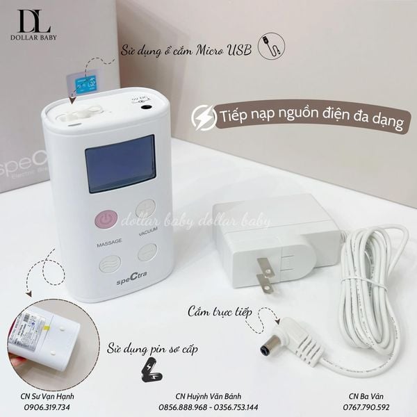  Máy Hút Sữa Điện Đôi Spectra - 9S 