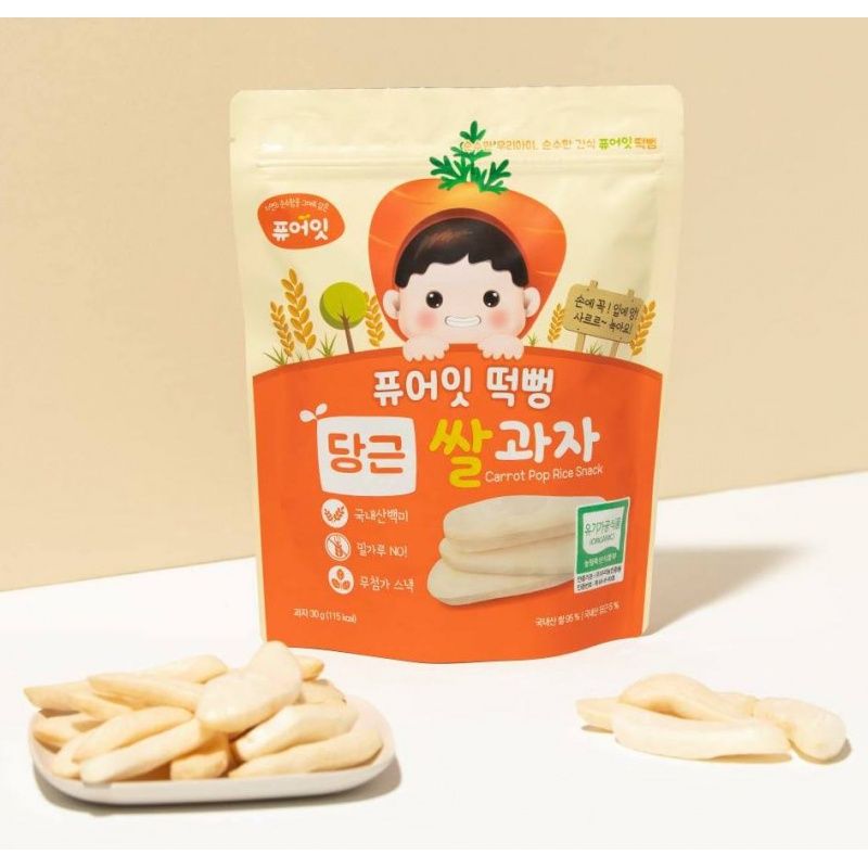  Bánh gạo hữu cơ Naebro Pure Eat - 6m 