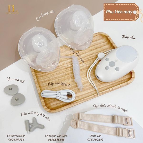  MOAZ BÉBÉ - Máy hút sữa điện đôi - MB075 