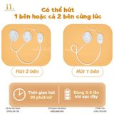 MOAZ BÉBÉ - Máy hút sữa điện đôi - MB075 