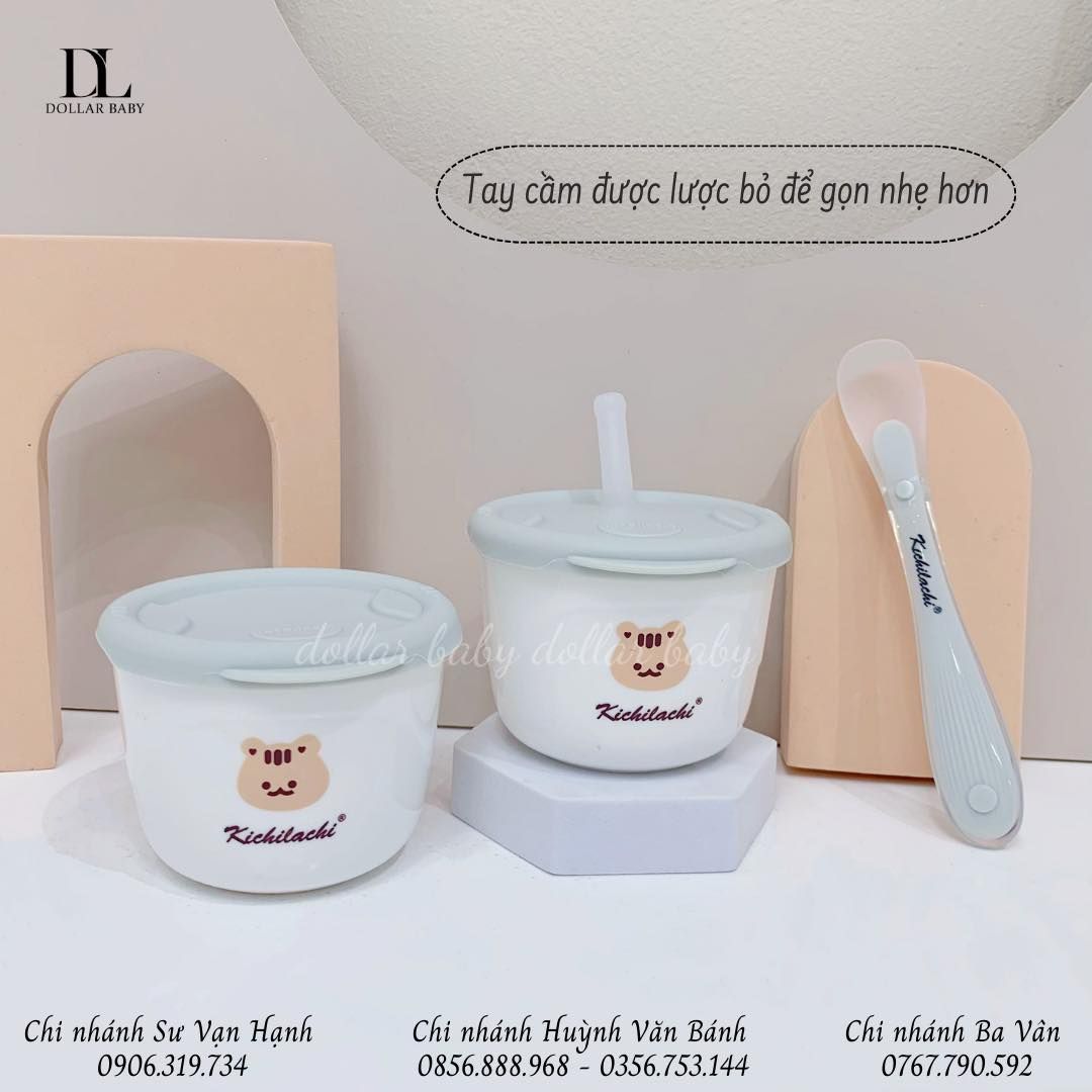  Bộ Cốc Và Chén Ăn Dặm - Kichilachi 