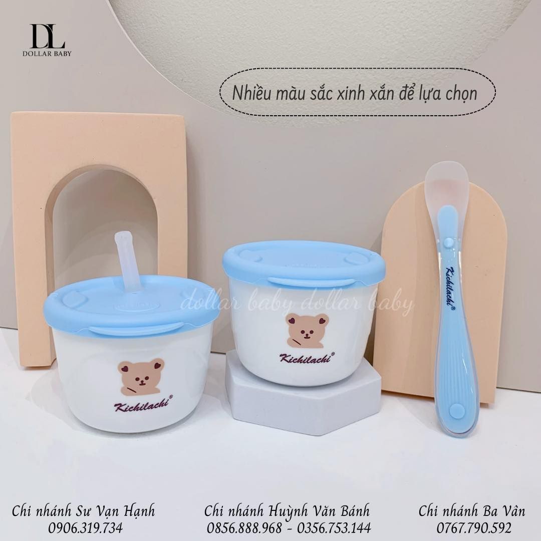  Bộ Cốc Và Chén Ăn Dặm - Kichilachi 