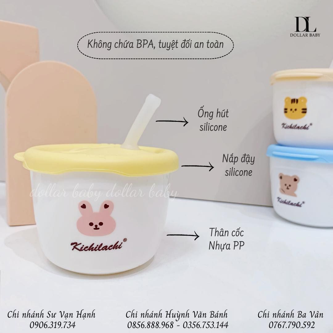  Bộ Cốc Và Chén Ăn Dặm - Kichilachi 