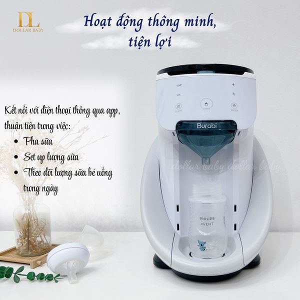  Máy pha sữa Burabi Plus (Phiên bản có kết nối Wifi) 