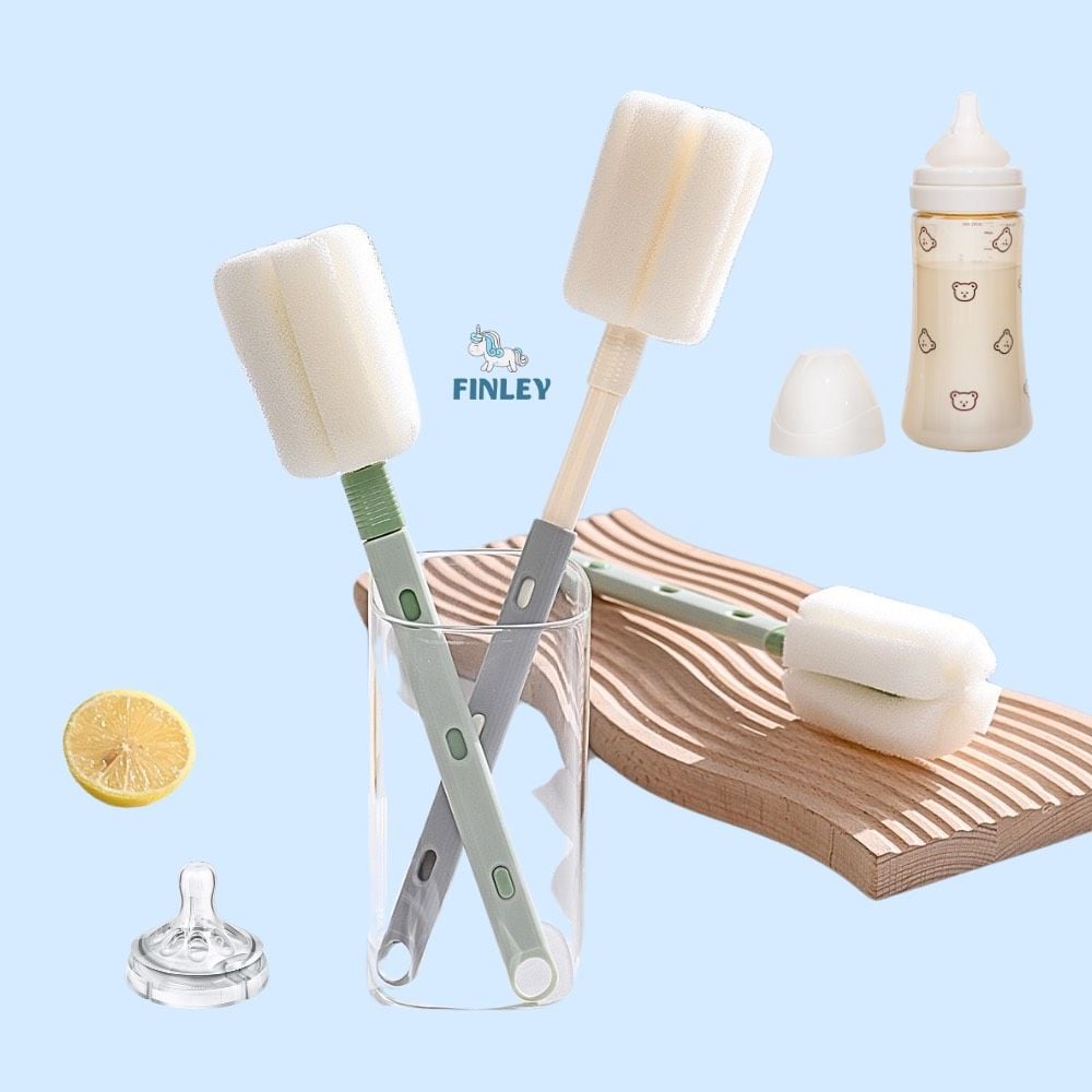  Cọ Rửa Bình Sữa Finley Tay Cầm Điều Chỉnh Độ Dài Ngắn 