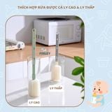  Cọ Rửa Bình Sữa Finley Tay Cầm Điều Chỉnh Độ Dài Ngắn 
