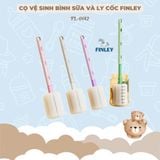  Cọ Rửa Bình Sữa Finley Tay Cầm Điều Chỉnh Độ Dài Ngắn 