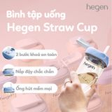  Bình Tập Uống Hegen Straw Cup PPSU - 330ml 