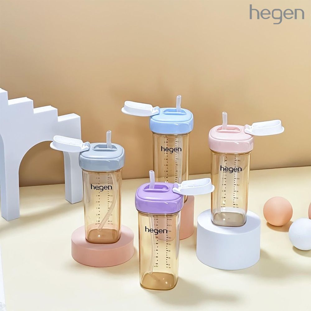  Bình Tập Uống Hegen Straw Cup PPSU - 330ml 