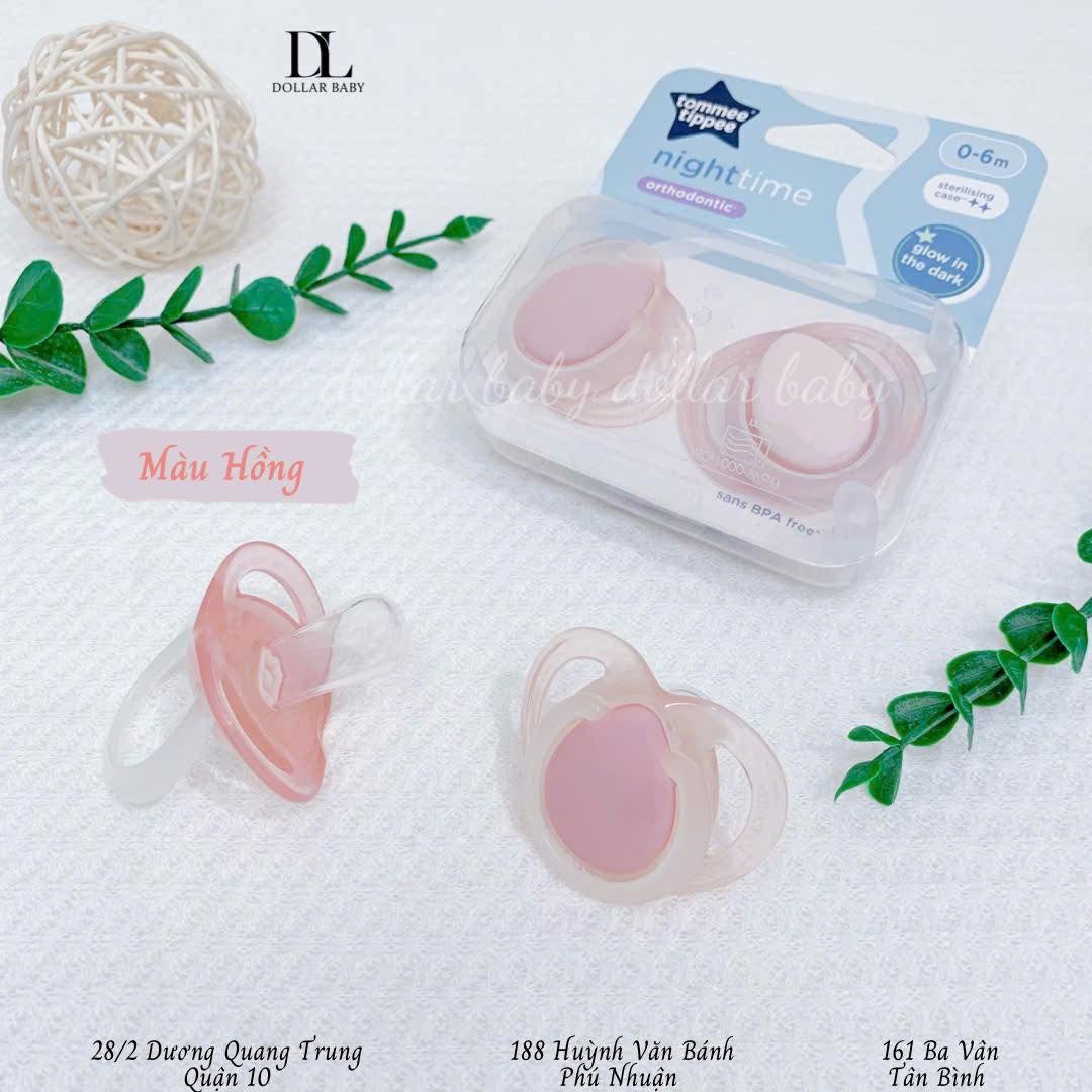  Ty Ngậm Dạ Quang Tommee Tippee Night Time ( 0-6m ) 
