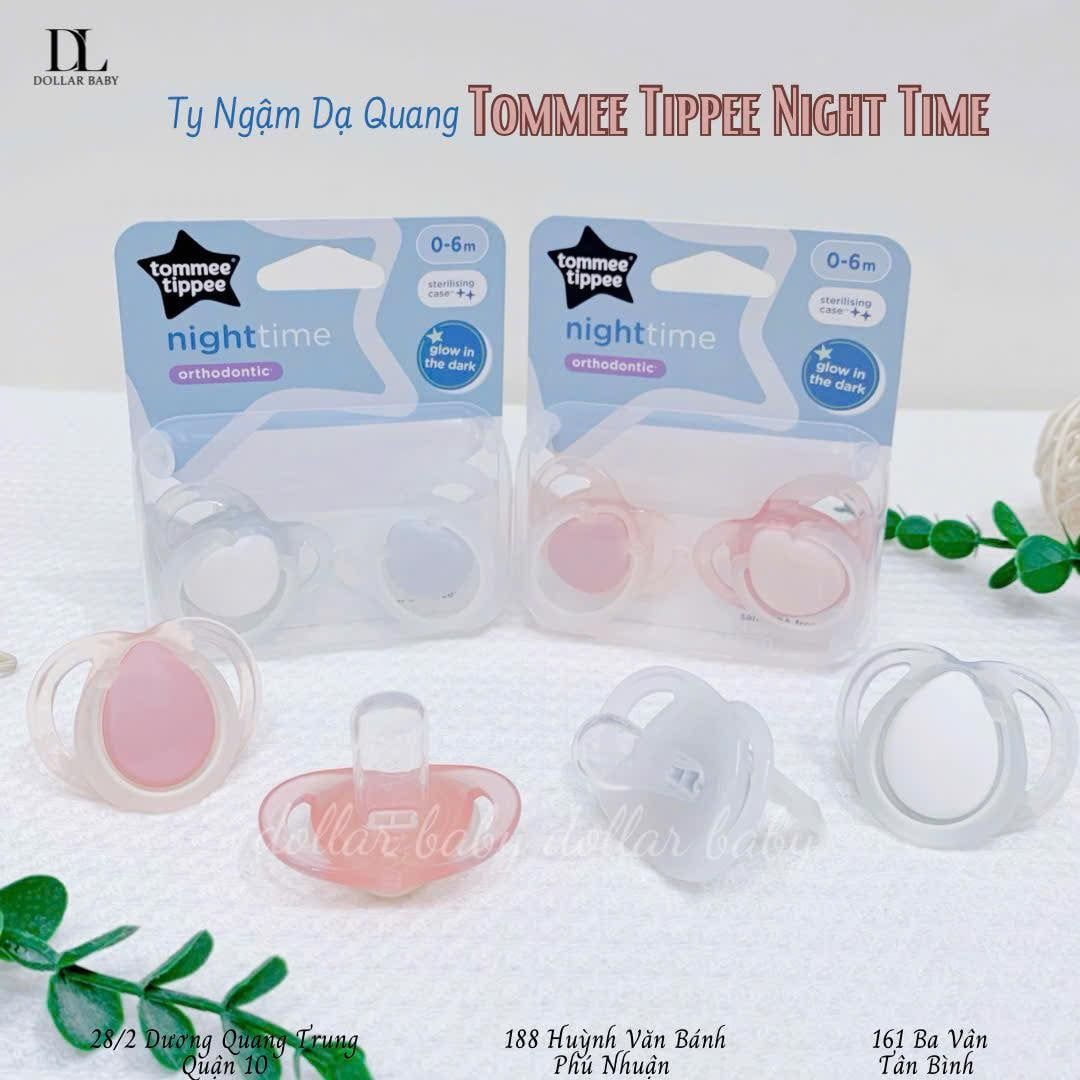  Ty Ngậm Dạ Quang Tommee Tippee Night Time ( 0-6m ) 