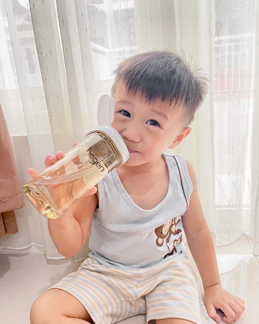  Bình Tập Uống Hegen Straw Cup PPSU - 330ml 