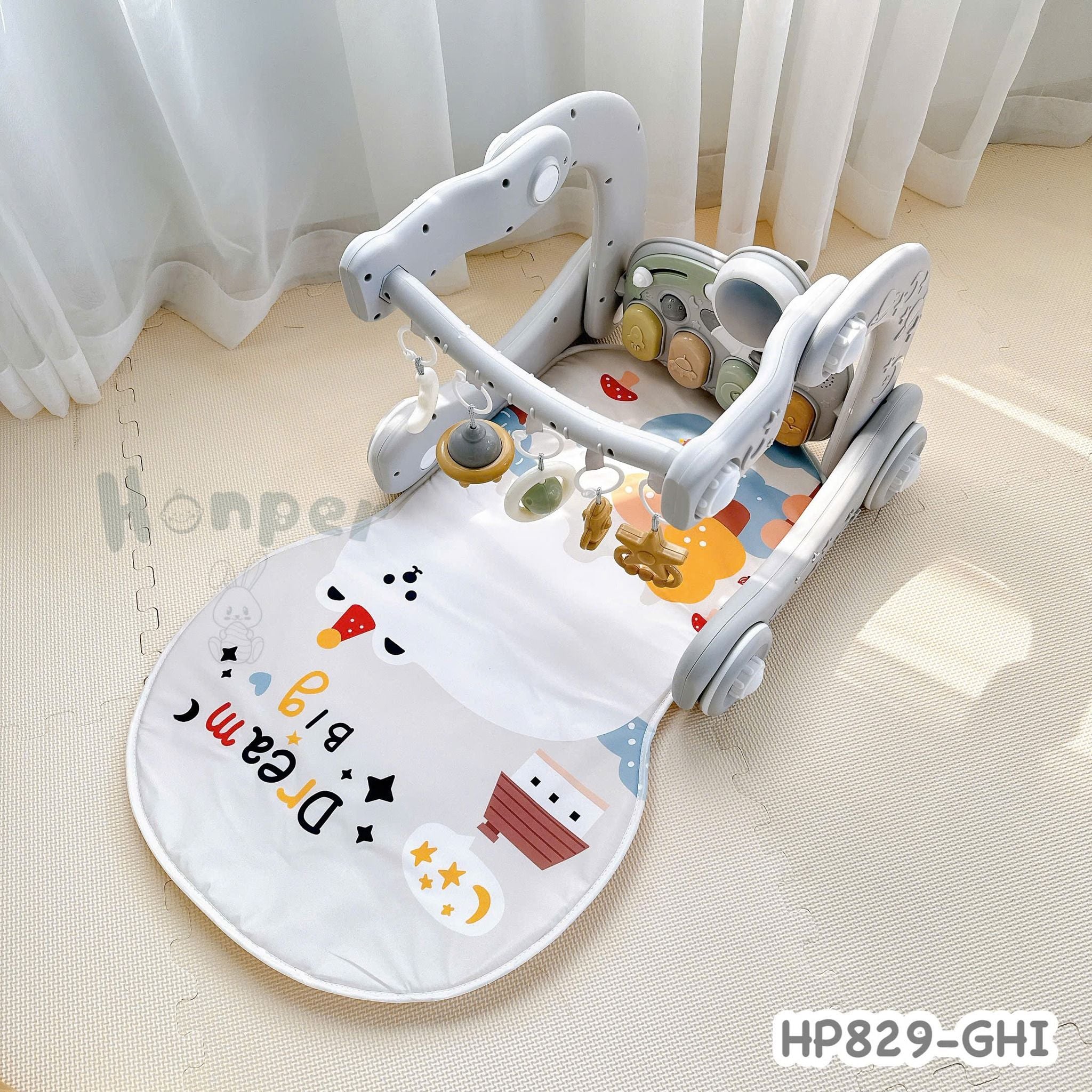  Thảm Đàn Kiêm Xe Tập Đi Honper HP - 829 
