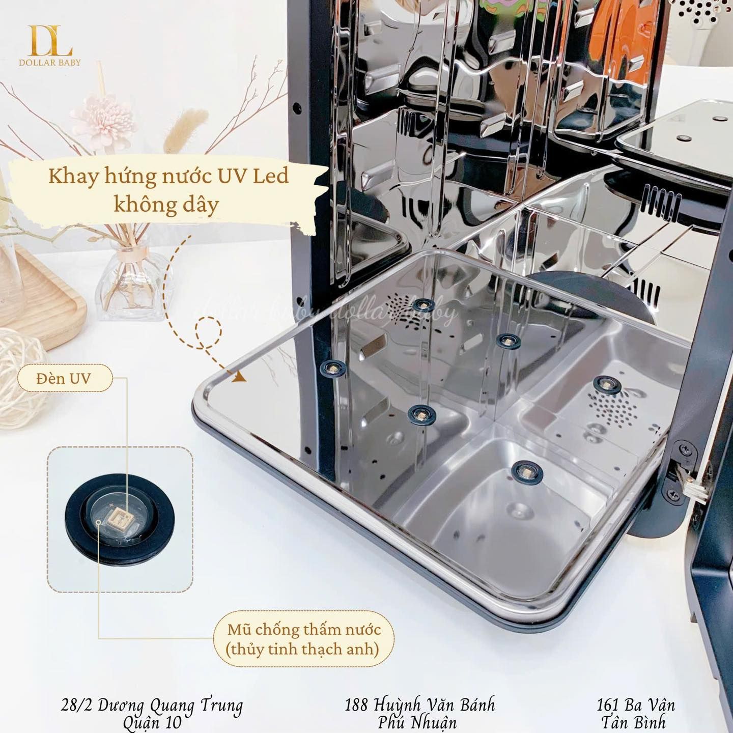  Máy Tiệt Trùng Sấy Khô Haenim UV Led 5G Smart Flex 