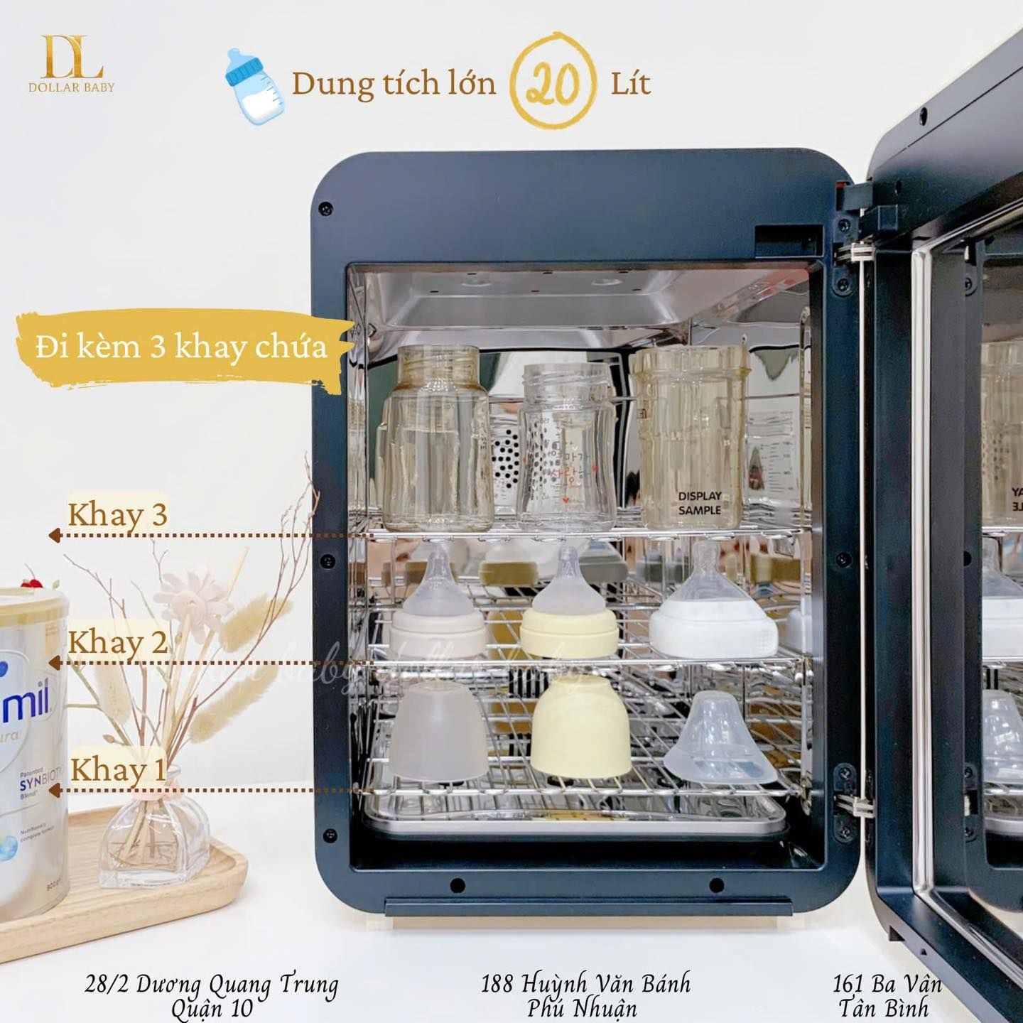  Máy Tiệt Trùng Sấy Khô Haenim UV Led 5G Smart Flex 