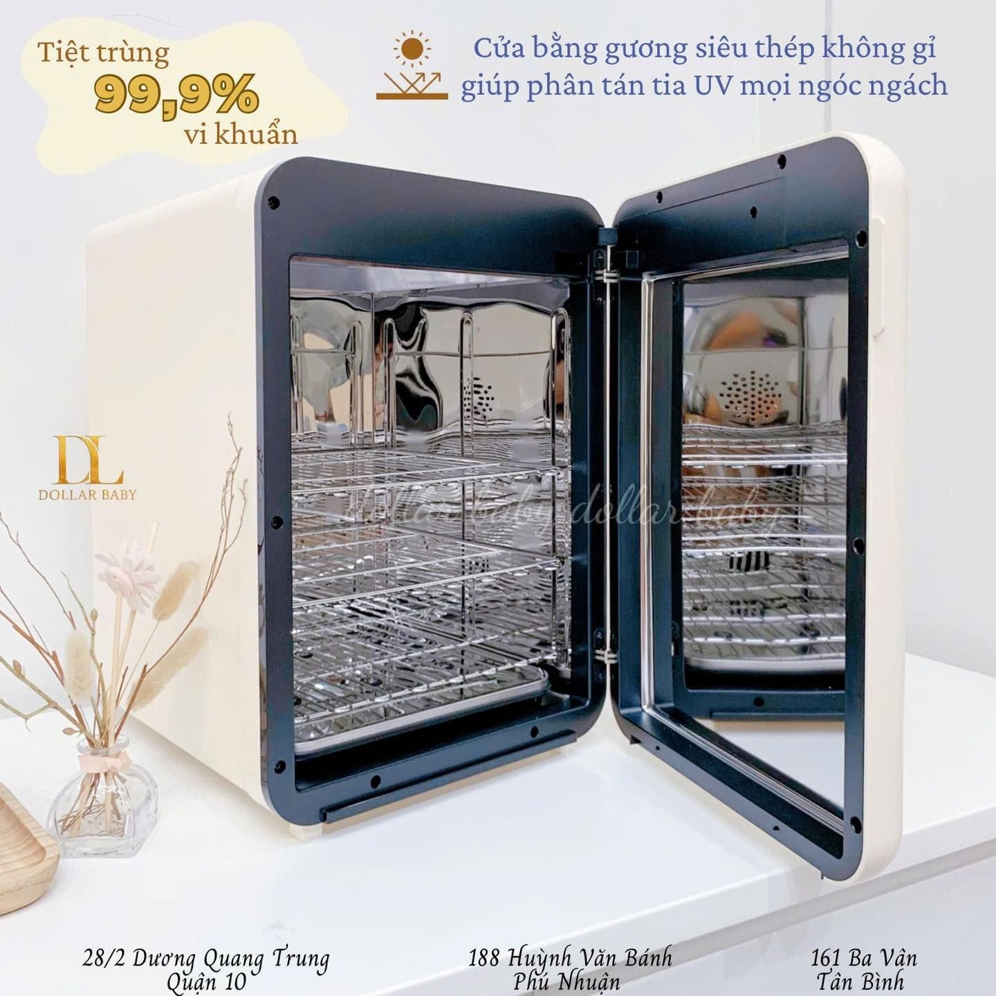  Máy Tiệt Trùng Sấy Khô Haenim UV Led 5G Smart Flex 