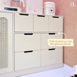  Tủ Gỗ Ngăn Kéo - Treo Đồ Cánh Mây Hình Gấu 