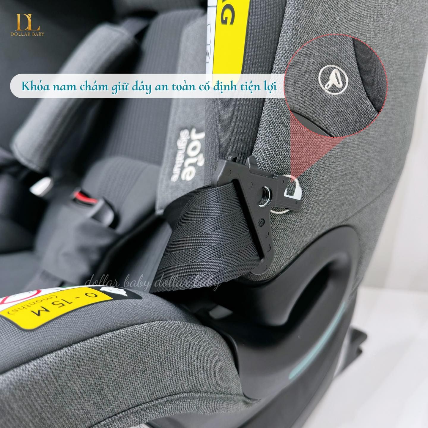  Ghế ngồi ô tô Joie i-Spin XL Signature Ebony 