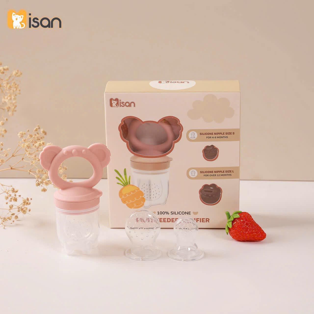  MISAN - Túi Nhai Ăn Dặm Kèm ( 3 Núm Nhai ) 