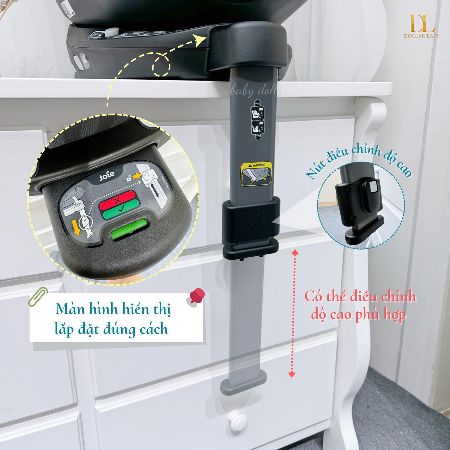  Ghế ngồi ô tô Joie i-Spin XL Signature Ebony 