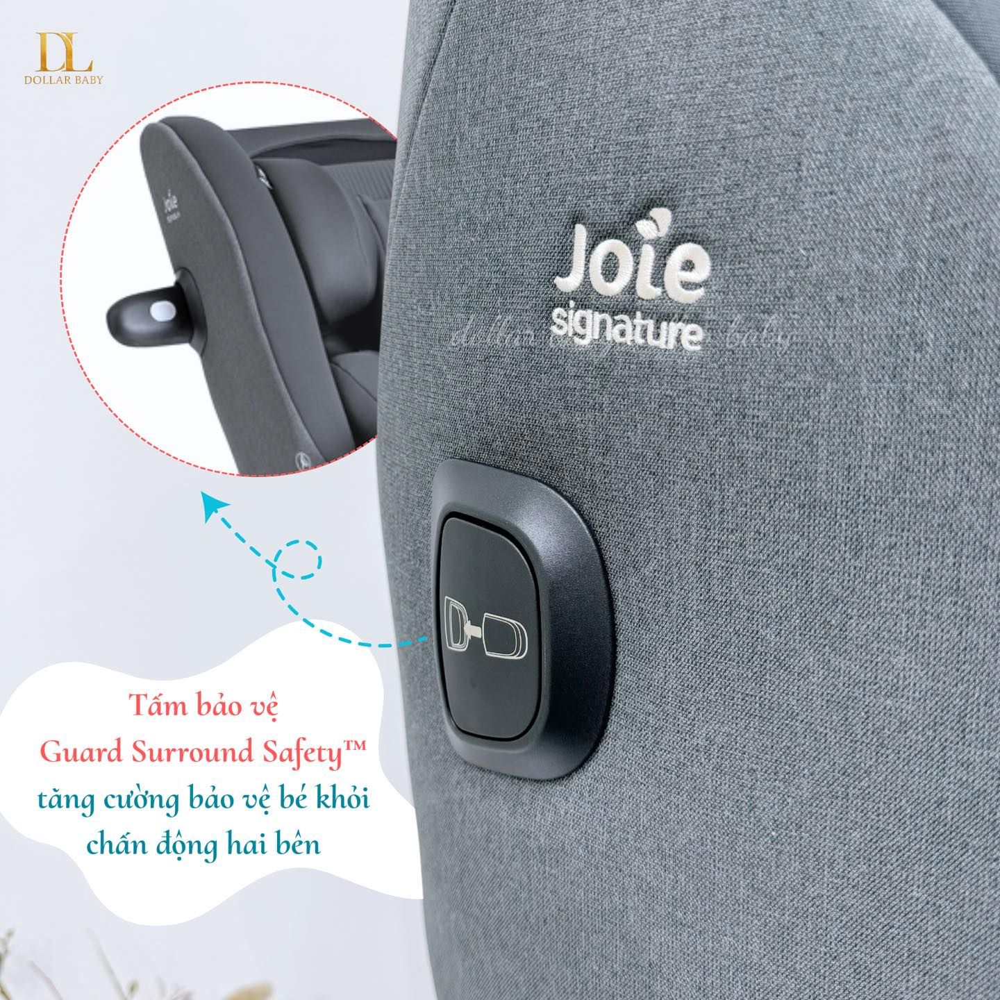  Ghế ngồi ô tô Joie i-Spin XL Signature Ebony 